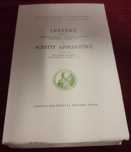 Lettere scritti apologetici - lettere, e