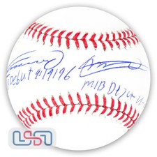 Vladimir Guerrero Jr. / Sr. doppia firma "MLB Debut" MLB Baseball USA SM JSA