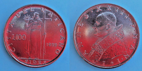 100 lire 1959 - fdc,