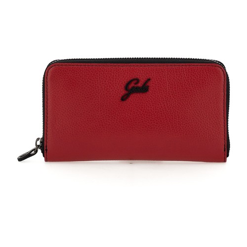 Portafoglio pelle ruga con - pelle,