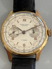 Ancienne Montre Chronographe Geneva Sport Genève