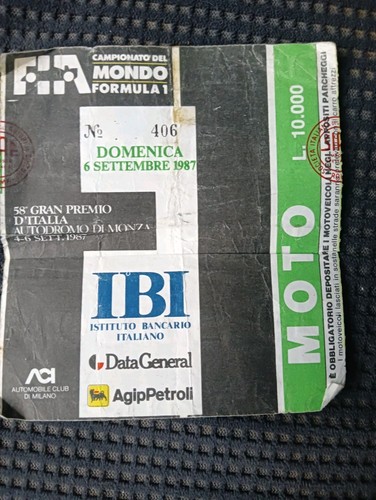 Biglietto autodromo monza - autodromo,