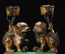 Coppia candelabri portacandele