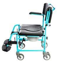 Sedia a rotelle da doccia e comoda Mediland modello Bluline Cod. 856201