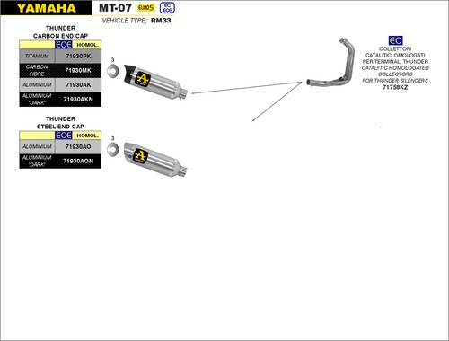 Scarico completo euro5 alto - completo,