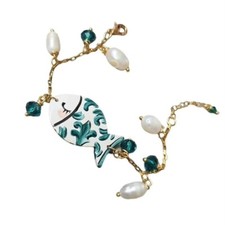 bracciale con perle di fiume
