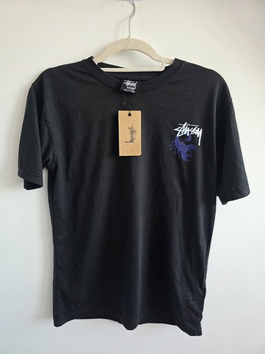 Shirt stussy blu scorpione - stussy,