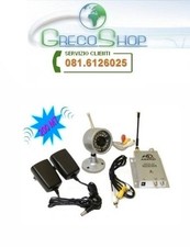 kit videosorveglianza wireless ricevitore 200m con telecamera infrarossi