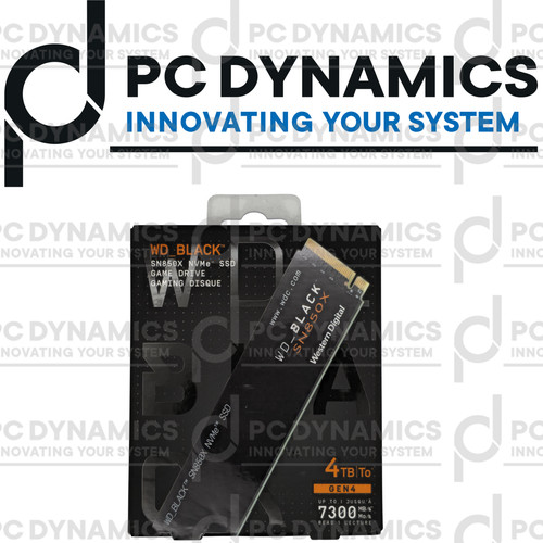 Black sn850x 4tb nvme - black,