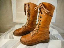 Stivali Dr Martens Triumph in pelle marrone taglia uk 4