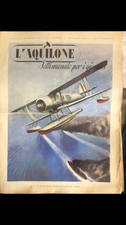 L'AQUILONE  1939 REGIA AERONAUTICA  WWII  RIVISTA MAGAZINE RO 43 IDRO