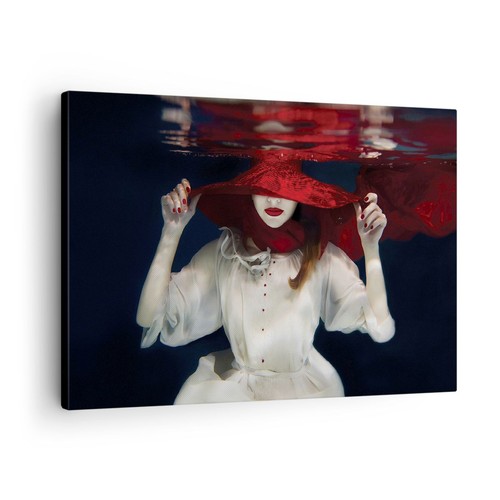 Quadro tela 70x50cm ragazza - su,