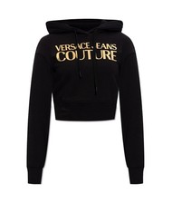 Felpa Donna Nero Versace jeans
