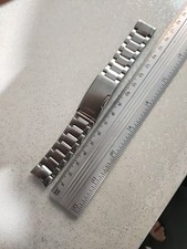 FOSSIL BRACCIALE IN ACCIAIO Pieno PER CH2465 CHR Attacco MM 18 Semicurvo