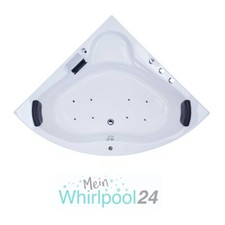 Vasca da bagno angolare Whirlpool 140-155 | Borkum Air 2 persone, vasca idromassaggio NUOVO