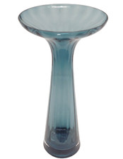 Vaso Decorativo Fiori CAGE INCAMICAITO IVV Blu Petrolio in Vetro 47,5 cm