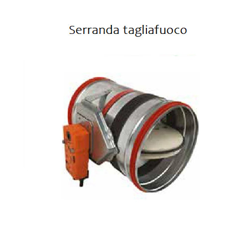 Serranda tagliafuoco zincato - tagliafuoco,