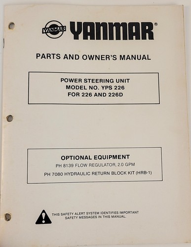 Yanmar yps 226 power steering - yps,