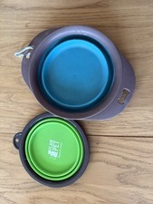 Ciotole da viaggio pieghevoli animali cane gatto