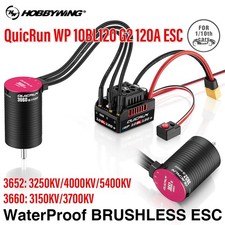 HobbyWing QuicRun WP 10BL120 G2 120A motore brushless ESC 3652 3660 per auto 1/10