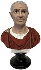 Busto Statua Design: Giulio Cesare Imperatore Romano- Riproduzione Busto, Scultu