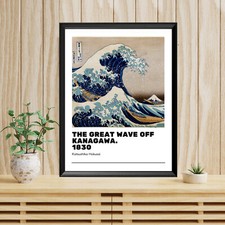 Hokusai - Quadro Moderno Arte