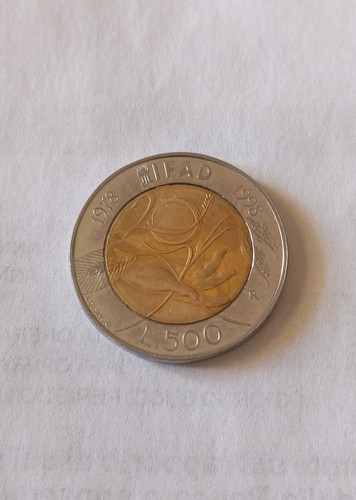 Moneta 500 lire - moneta,