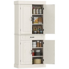 HOMCOM Credenza Cucina con 2