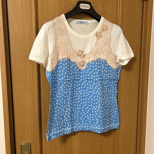 Blumarine top beige con - beige,