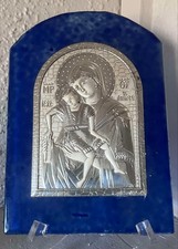 Icona Grecia Ortodossa Argento