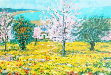 Michele Cascella - Senza titolo - Serigrafia vintage originale con certificato.