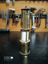 Lanterna Antica Da Miniera In Ottone Anni "900 "Citalena Siciliana" A Gasolio