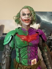 Hot Toys Batman Cavaliere Oscuro Personalizzato Joker Heath Ledgers Imposter 1/6