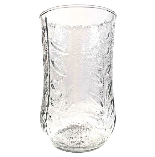 Vaso fiori vetro pressato