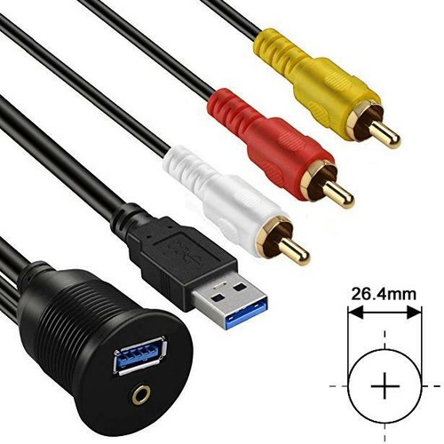 Ampire xuc200 usb aux femmina - ampire,