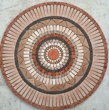 ANTICA ROMA ROSONE MOSAICO ANTICATO interni - esterni diam. 90 cm COD. RUD-LXX