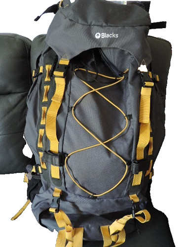 Zaino nero acqua alpina - zaino,