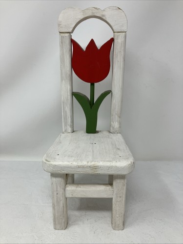 Sedia bambola vintage legno