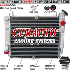 Pour Yamaha YZF R1 1000 2002-2003 Aluminum Radiateur 2 Rangée