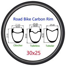 1 Pz 700c Cerchio Carbonio