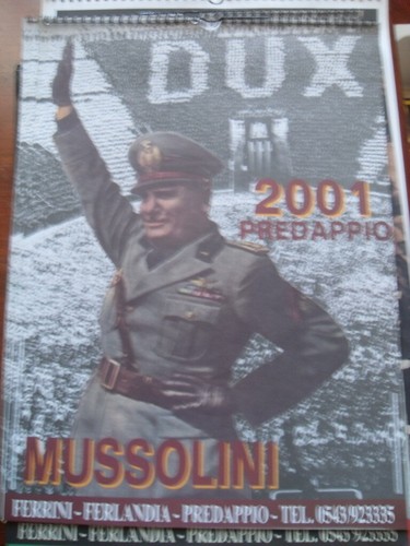 Calendario storico mussolini - calendario,