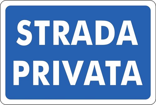 Cartello segnaletico strada - segnaletico,