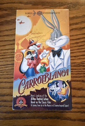 New carrotblanca vhs 1996 bugs - new,