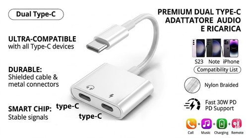 Adattatore usb jack 5mm - usb, 3.5mm
