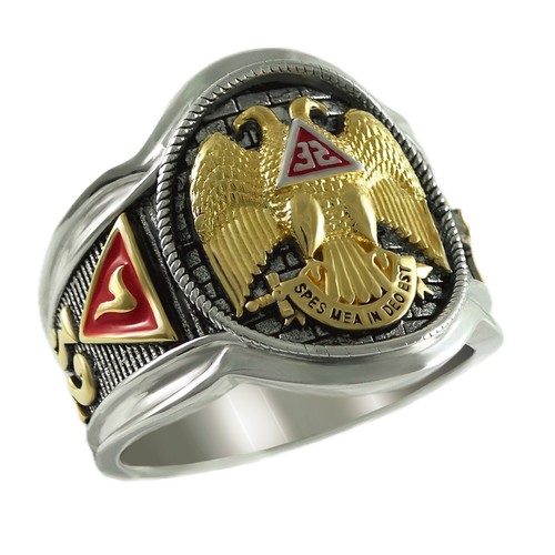 Anello massonico rito scozzese