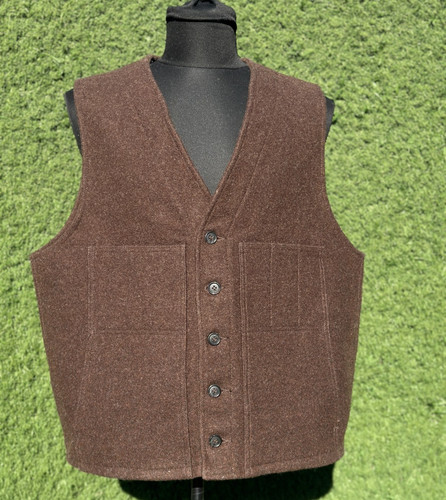 Filson 100 lana vergine gilet - vergine,