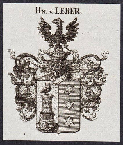 Stemma famiglia leber - stemma, di