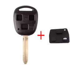 CHIAVE GUSCIO SCOCCA COVER TELECOMANDO PER TOYOTA CON LAMA 3 TASTI E GOMMINO
