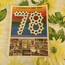 IL CALENDARIO DEL GUERIN SPORTIVO 78 Inserto Supplemento 1977 Mondiali Argentina