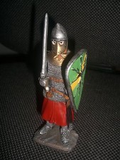 SOLDATINO IN RESINA - CAVALIERE SICILIANO NORMANNO - MEDIO EVO - STUPENDO